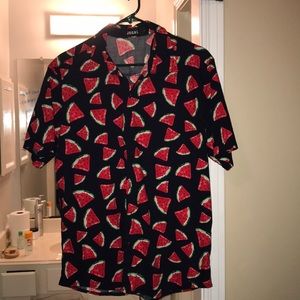 Watermelon Button Up Tee